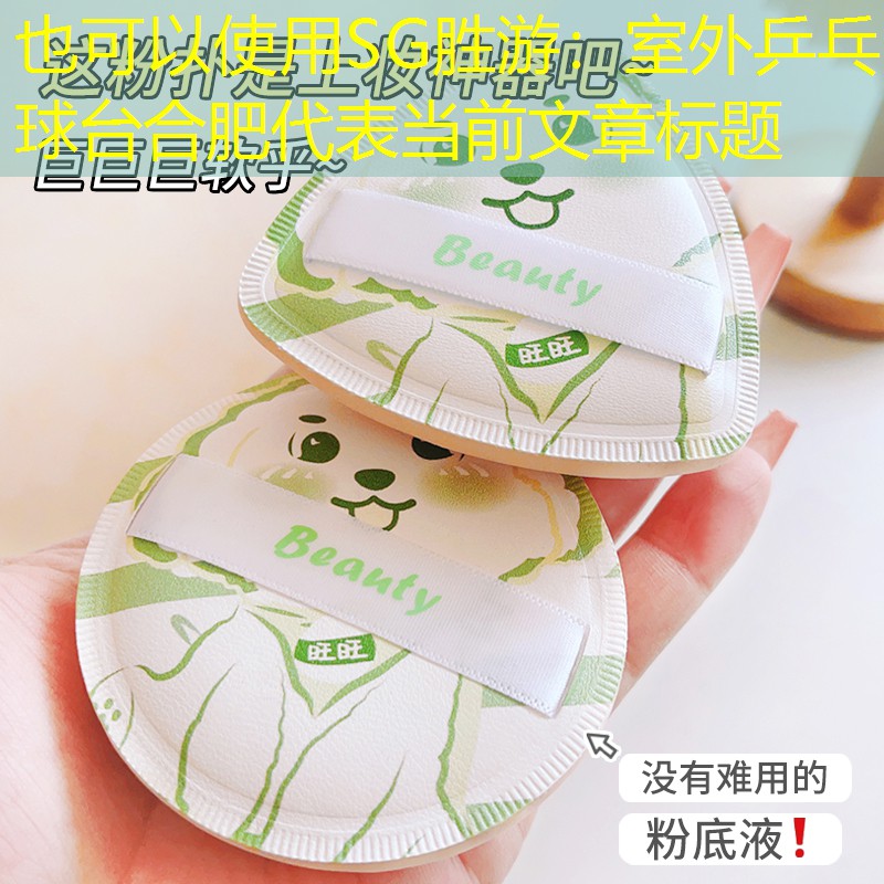 SG胜游：室外乒乓球台合肥